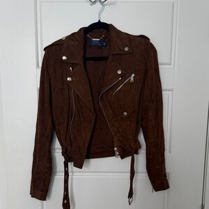 Ralph Lauren Brown Suede Jacket